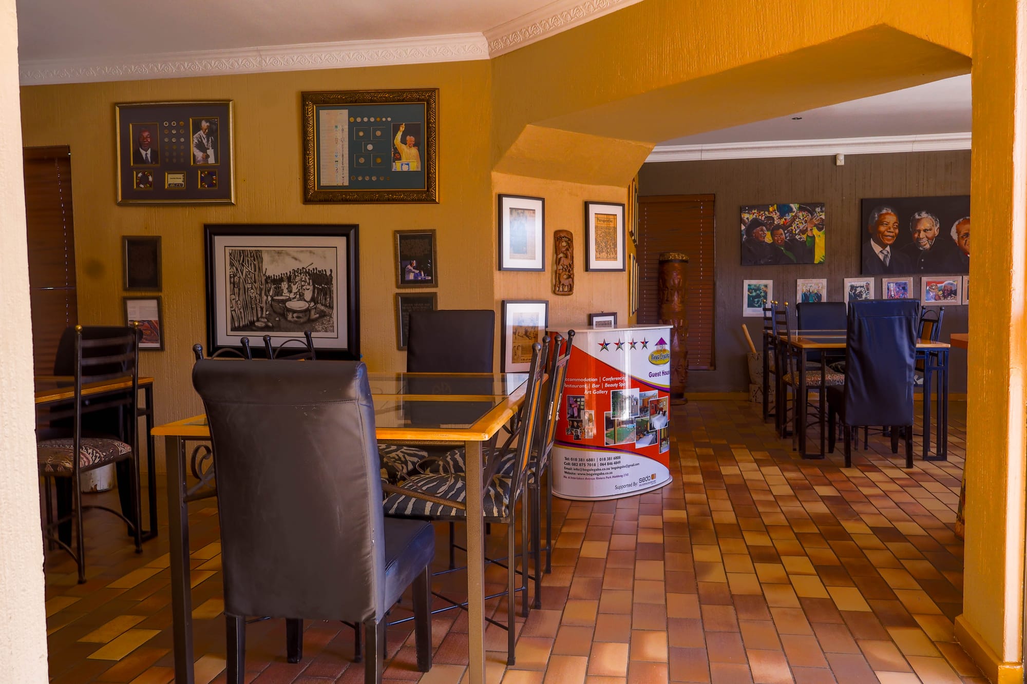 Dining · Restaurant: Boga Legaba dining and restaurant area at Lantana